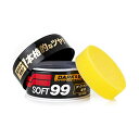 ソフト99SOFT99 ワックス WAX ニューソフト99 ダーク&ブラック 300g 自動車塗膜の保護・艶出し用 スポンジ 00010