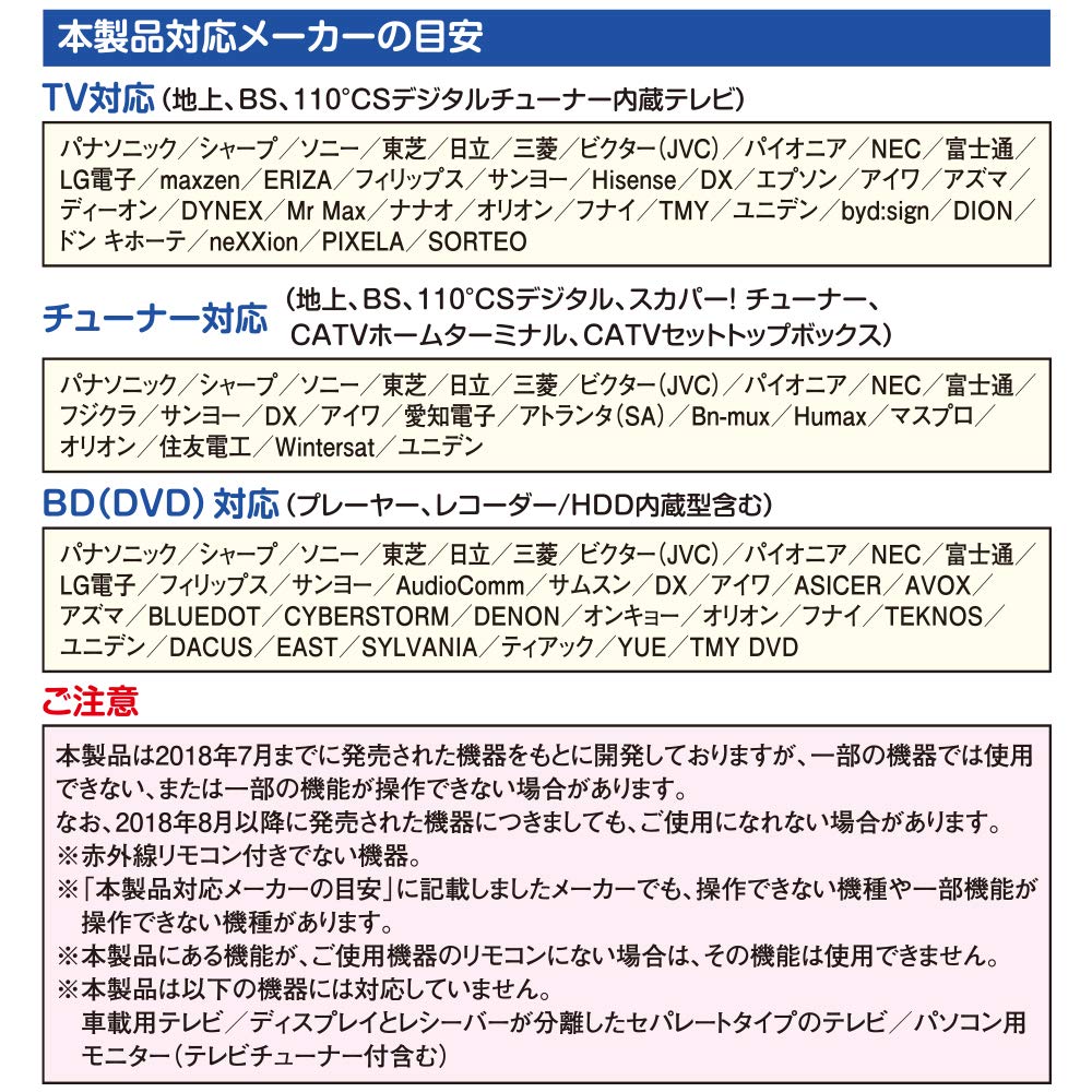 オーム電機 AV学習リモコンR850Z