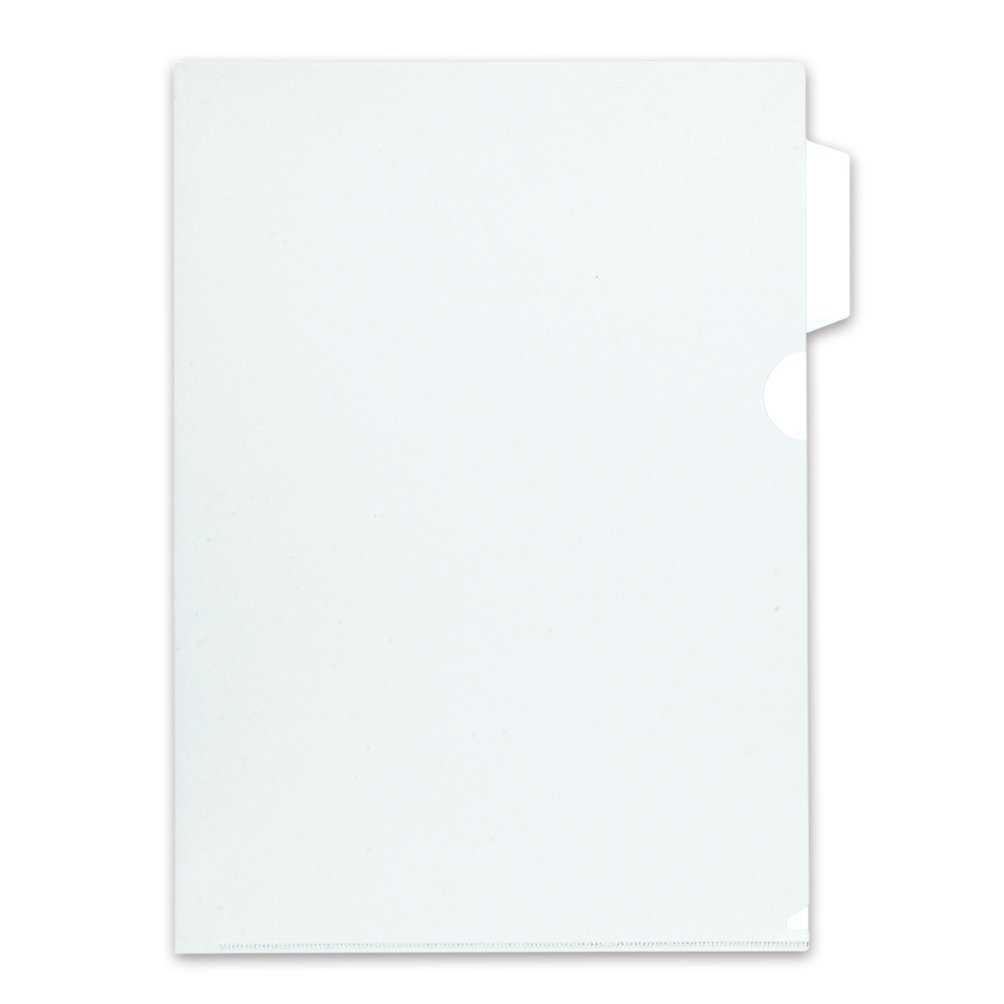 PLUSプラス プラス クリアホルダー A4 インデックス付 1山 10枚 FL-201HO 88-067