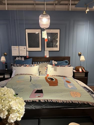 果皮森林 北欧bfgf 多機能 水洗い 四季通用 アメリカ雑貨，ソファカバー幻想的な世界を表現，スラムダンク ひざ掛け ラグ ブランケットおしゃ