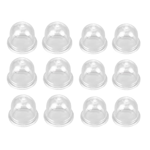 YFFSFDC オイルカップ プライマリーポンプ 草刈機 刈払機 透明 チェーンソー 交換用 草刈り機燃料ポンプ 12個入 外径22mm*6+外