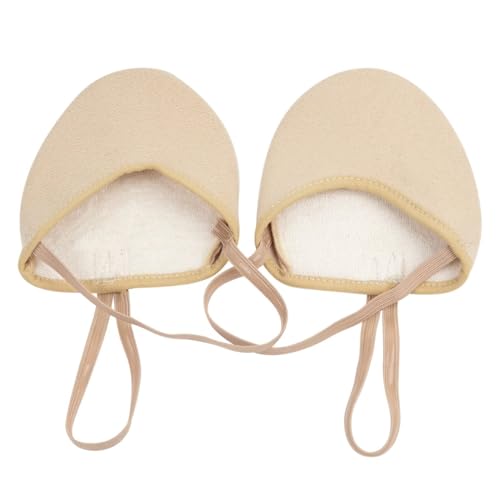 Linodes ハーフシューズ 新体操 超極細繊維 ダンスシューズ レディーズ 子供 大人 滑り止め ストラップ 柔らかい S6