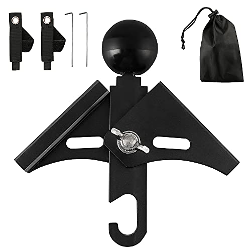 Keepjoy 二又化パーツ 二股化パーツ 二股ポール固定用 角度調整可能 グレードアップしたギア設計 アル..