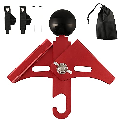 Keepjoy 二又化パーツ 二股化パーツ 二股ポール固定用 角度調整可能 グレードアップしたギア設計 アル..