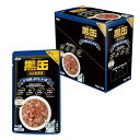 黒缶 パウチ かつお節入りまぐろとかつお 総合栄養食 70g×12個セット
