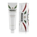 PRORASO ポロラーソ シェービングクリーム センシティブ 髭剃り メンズ シェービングフォーム 敏感肌 グリーンティー イタリア製 150