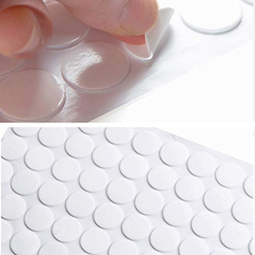 両面テープ 超強力 丸型 透明 防水 粘着 両面テープ 強力 パッド 植木鉢の底、家庭の台所や浴室、車の..