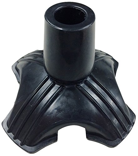 ブラック/W10.0 × D10.0 × H7.8 cm/WB3774・Color:ブラック・パッケージ個数:1・しっかり地面を捉える4点DX先ゴム先ゴムの角度が接地面に合わせて変わるので、地面を突いた時に安定感があります。・手を離しても倒れにくいステッキが自立するので広く手を離しても倒れにくい。広い接地面が威力を発揮 ●内径：16mm ●サイズ：接地面幅10.0×奥行10.0×高さ6.0cm ●重量：約185g