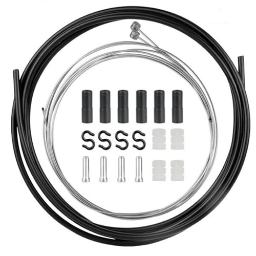 ブレーキケーブルセット 自転車ブレーキワイヤー ステンレス製 バイク自転車ロード リアブレーキケーブ..