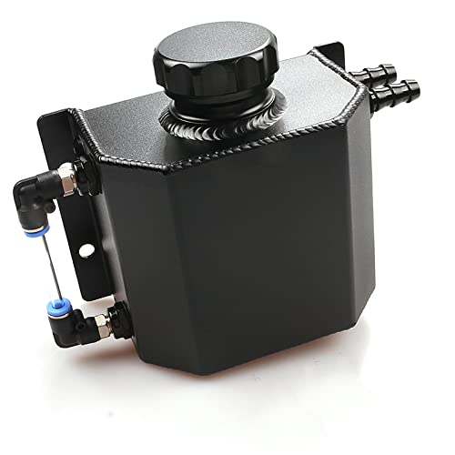 VEHSUN リザーバー タンク クーラント ラジエータタンク リザーブタンク オーバーフロータンク オイルキャッチ 1Lアルミ製 オート ラジ