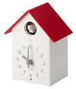 リズムRHYTHM 置き時計 掛け時計 兼用 ふいごカッコー R797 赤 18.5x14.6x10.7cm RHYTHM PLUS 4RH79