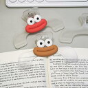 AirAkl 2個 読書用ブッククリップ、ブックページマーカークリップ、教科書クリップ 透明 本 開いたまま 固定 本 クリップ 使いやすい 、