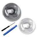 aninako オートライト センサーカバー 2個入り クリアカバー カバー オートセンサーライト 車 汎用 半透明 18mm 自動調光 センサ(2)