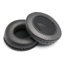 イヤーパッド 65mm 直径 2個入り ヘッドホン 交換用 イヤークッション 黒い PCduoduo 65mm