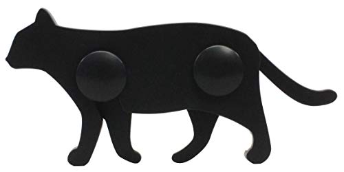 旭電機化成Asahi Denki Kasei ねこの安心扉ロック ABA-40 ブラックBK