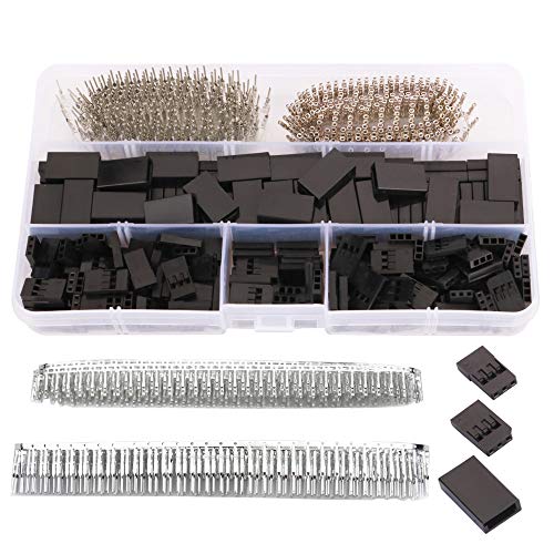 GTIWUNG フタバ Jスタイル サーボコネクタープラグ サーボケーブル オス/メス ペア 80セット DuPont圧..