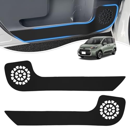 Cartist シエンタ 10系 15系 に適用 ドアキックガード 車用ドアトリム ドアプロテクター ドア保護 SIENTA 10系 ガソリン車