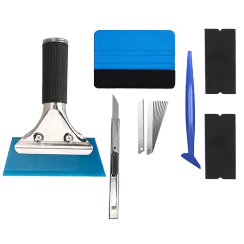 プロ向けカーフィルム施工キット スキージー フィルム貼り用ゴムベラ 水抜き強力ヘラ 洗車・掃除・カー..