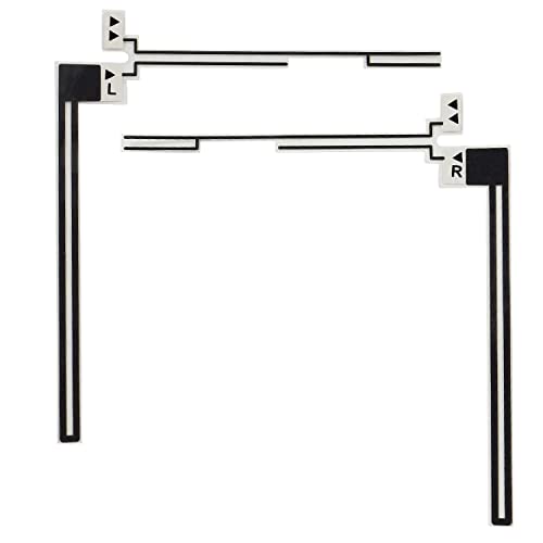 MAXWINマックスウィン 地デジアンテナ ワンセグ フルセグ テレビ受信用 フィルムアンテナ 補修用 L字型 左右セット DAN11B