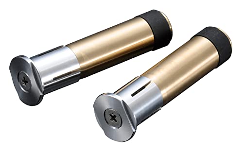 ポッシュフェイスPOSH FAITH バイク用品 インサートウエイトバーインチバー用 ハーレーなど 真鍮製 031181-10 バーエンドキャッ