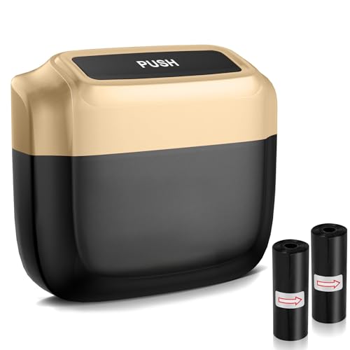 ZUKIDA 車用ゴミ箱 車用収納ケース 蓋付き車用ゴミ箱 内蔵収納ゴミ袋 漏れ防止車両用ゴミ箱 インテリア..