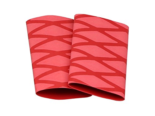 キジマKijima バイクパーツ グリップ シュリンクチューブ 保護用 2個セット φ40×104mm 収縮率50% レッド BM-04002