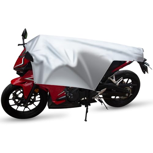 Bst Jyob バイクカバー ハーフカバー バイクハーフカバー 2025初売り 収納袋一体型 汎用サイズ 全ての車種対応 コンパクト 防水 撥