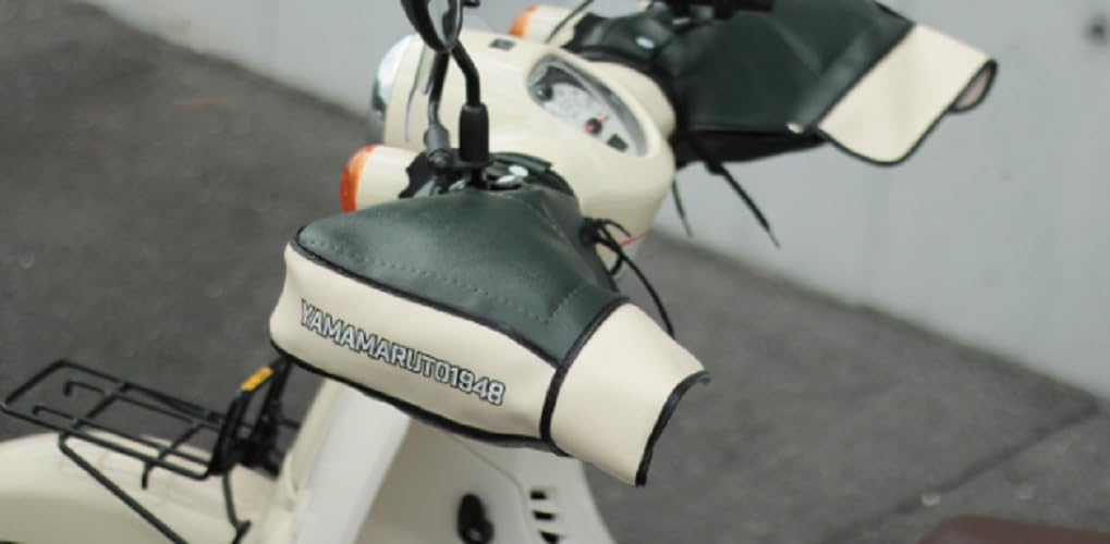 MARUTOマルト ハンドルカバー グリーン 丸目カブ用 HC-PRM001