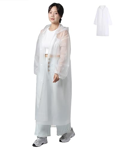 LUYING 使い捨てではないレインコート 透明 自転車EVA素材 防水 防?雨具環境にやさしい 防水 防?梅雨・豪雨対策対策 自転車 通勤通学