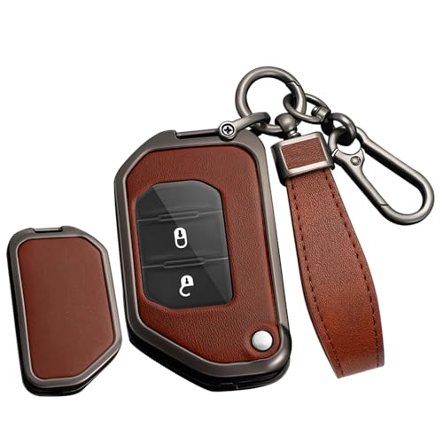 TECART ジープ専用 キーケース キーホルダー キーカバー スマートキーケース キーバッグ キーリング リモコンキー Jeep Wrangl