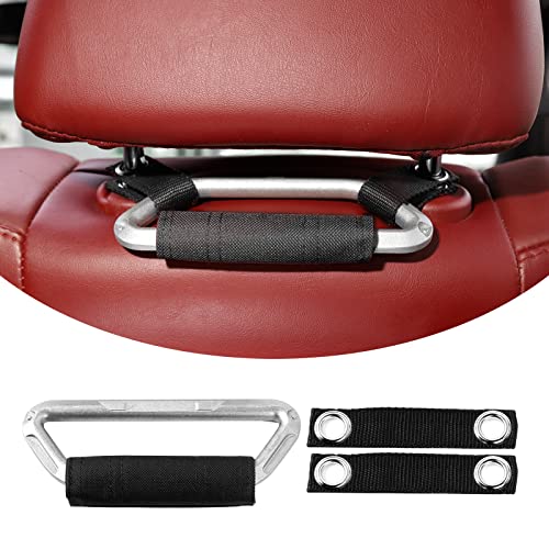 ANTC 車内補助ハンドル 手すり 乗り降り 車載 簡単設置 ヘッドレスト ハンガー 荷物かけ けが防止 アシストグリップ 後部座席 Jimny