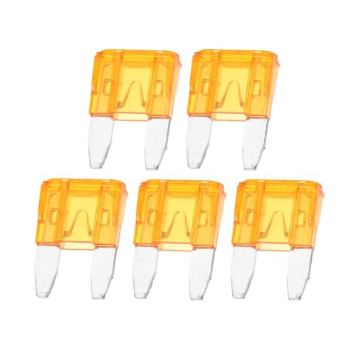 Partuto 5個セット ミニ5AMP APM/ATMユニバーサル カーヒューズ ブレードスタイル ヒューズ ショートサ..