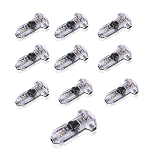 T型配線コネクター 1ピン 簡単に速く配線取り付け 10個セット 車 配線分岐コネ 車 オートバイく用