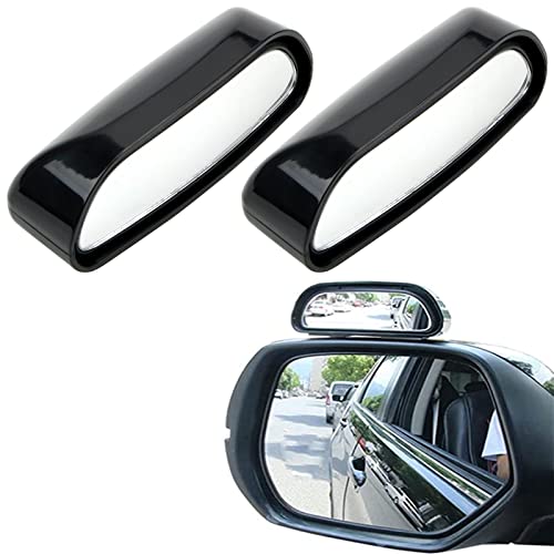 DFsucces 車用 補助 ミラー 自動車 補助用サイドミラー 角度調整可能 後方確認 死角解消 事故防止 簡単取り付け 左右2個セット
