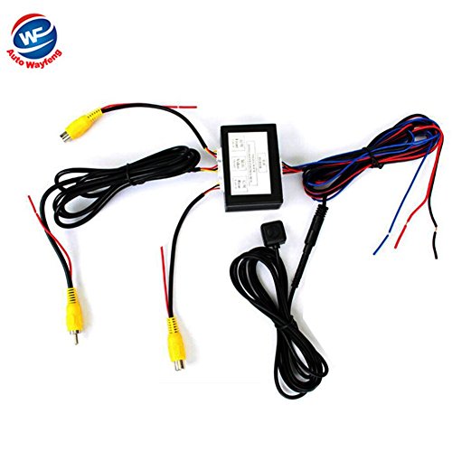 Auto Wayfeng WFR AVオートセレクター 映像切換えスイッチ付 バックカメラ⇔サイド/フロント 2台カメラの切り換えに