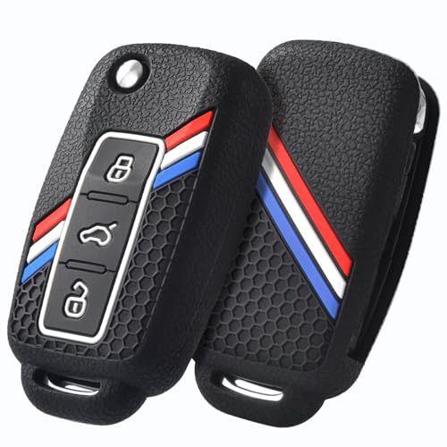 OATSBASF自動車用キーカバーはVWに適している 高級 TPU 汚れ 滑り傷 防止 ゴルフ 4 5 6 ポロ パサート B5 B6 ジェッタ