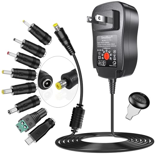 ۡƲŷԾŹ㤨SoulBay 24W  ACץ ޥŰ DC 12V 9V 7.5V 6V 5V 4.5V 3V Ÿ ѡ8ĤǽפβǤʤ2,269ߤˤʤޤ