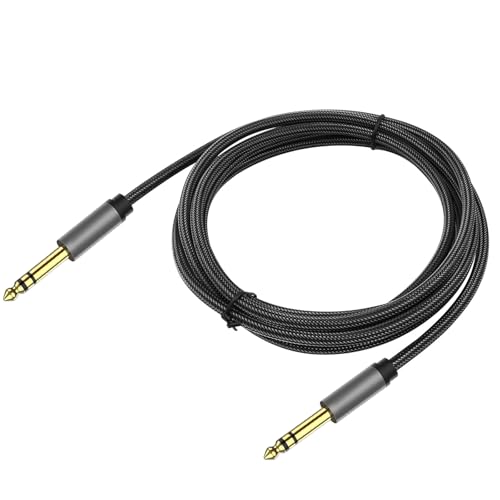 1M/-/PBY・Color:1M・商品詳細良質の6.35ジャック1/4TRSケーブルで、このジャンパー線はTRS 1/4コネクタ設計を採用します。ギターラインの長さは1 m。・良い音質金メッキのコネクタは耐食性があって、良好な音質を確保します。内部高純度OFC（無酸素銅）内装芯線ケーブルは、信号損失を最小限に減少することができます。・耐久性が高いコネクタを取り囲む硬質金属ケースを採用し、耐久性、耐熱性、安全性を向上させる。ナイロンの編み目シースがケーブルを包み込み、破断しないようにします。・収納が簡単柔らかくて軽量なギターラインは、使わないときに簡単に巻いて保存できます。・広範な互換性エレキギター、ミキサー、電力増幅器、低音、ウクレレ、スピーカー、マイク、キーボード、ペダルエフェクタ、エレクトーンまたはドラム、デコーダ、イコライザなどのインタフェース直径6.35 mmの楽器設備に適用する。6.35mm ギター ケーブル ステレオ標準プラグケーブル オス-オス ギター楽器ケーブル ギターアクセサリー ベース/キーボード/ミキサー/アンプ/スピーカー/イコライザーなどに適用 1m