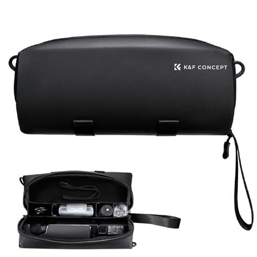 K&F Concept DJI Osmo Pocket 3 用 キャリーバッグ 収納ケース大容量・純正品よりも使いやすいガジェットポーチ 防水耐