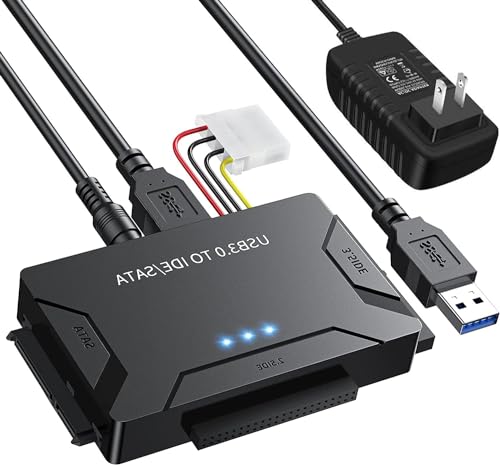 Runbod SATA USB 変換ケーブル 3.5インチ HDD IDE USB 変換ケーブル 2.5インチ HDD SSD IDE SATA