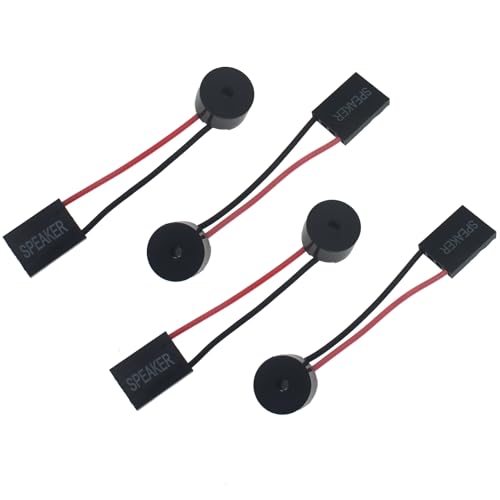 CM Hardware コンピューターブザ ー マザーボード ブザ プラスチックビープスピーカー PCマザーボード用 4個セット