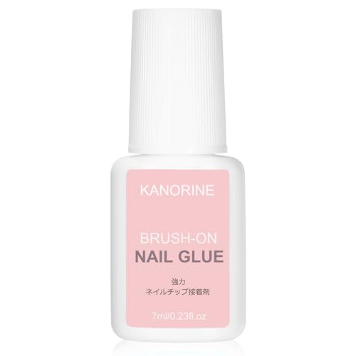 KANORINE ネイルグルー ネイルチップ接着剤 7g 1本 多機能 強力な接着力 初心者＆プロ適用 UVランプ不要