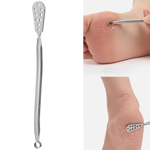 Forahome 角質リムーバー 角質取り 足 2in1機能 タコ 角質除去 かかとケア 使いやすい 両面足ヤスリ か..