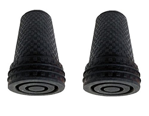 島製作所 杖用部品 杖ゴムキャップ 内径12mm2個入 ブラック