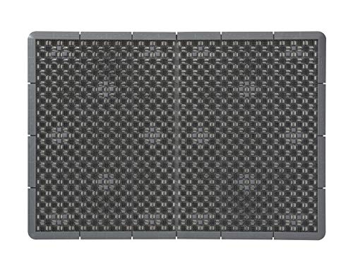 山崎産業Yamazaki Sangyo日本製玄関マット 泥落とし コンドル 泥っぷマット グレー #6 60×85cm 水洗い ..