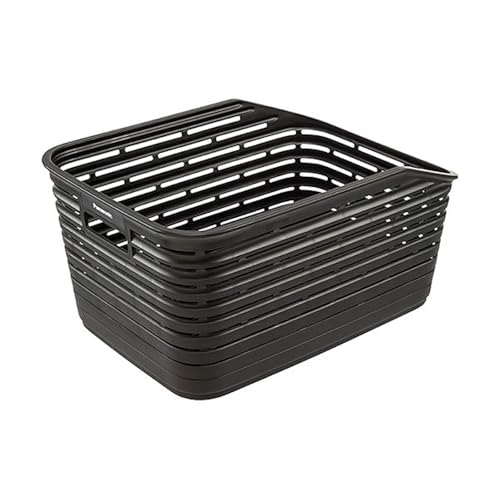 パナソニックPanasonic リアバスケット 自転車用 ブラック 360mm×490mm×240mm NCB2184(4)