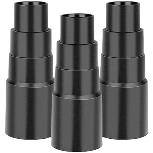 DENGUJD 掃除機ホースアダプタ 3pcs 集塵機 転換用コネクタ 掃除機付属品 直径42/34/30/25mm ホースア..