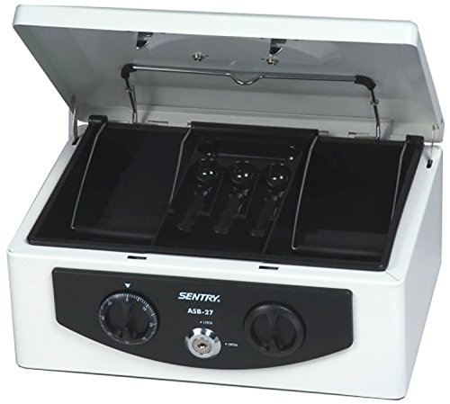 SENTRY セントリー 金庫 手提げ金庫 小型 キャッシュボックス 収納ボックス 鍵付き A5 ダイヤル+キーロック コインケース ワンタッチ