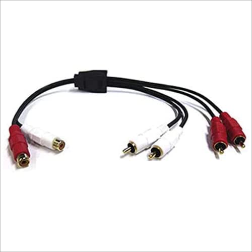 カモン RCAオーディオ2分配ケーブルメス-オスx2 ODF-Y