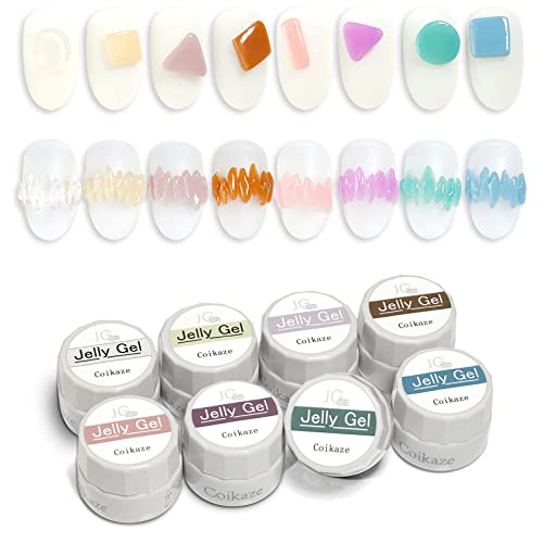 ジェルネイル 粘土ネイル Coikaze オーバル クレイジェル ゼリージェル クレイネイル 3Dネイル カラー..